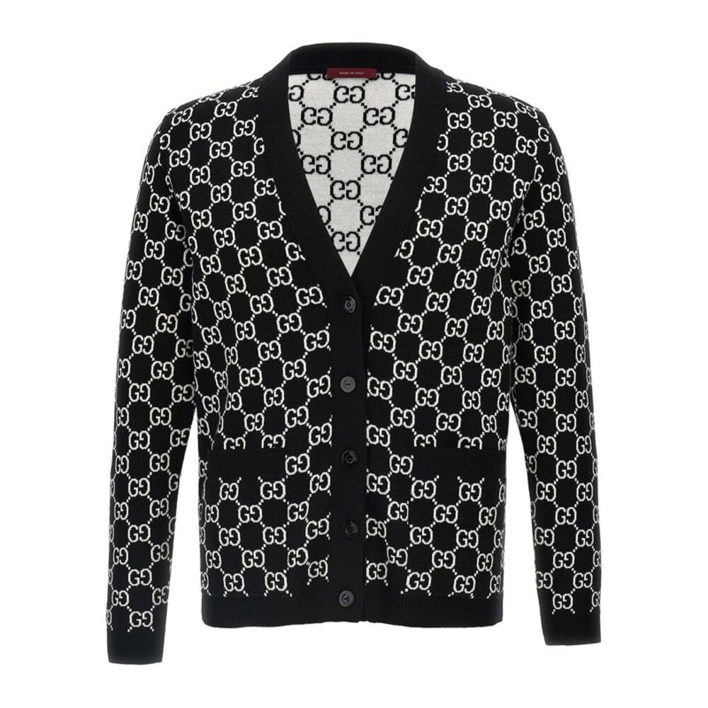 Gucci Bicolor Wool Women's Cardigan